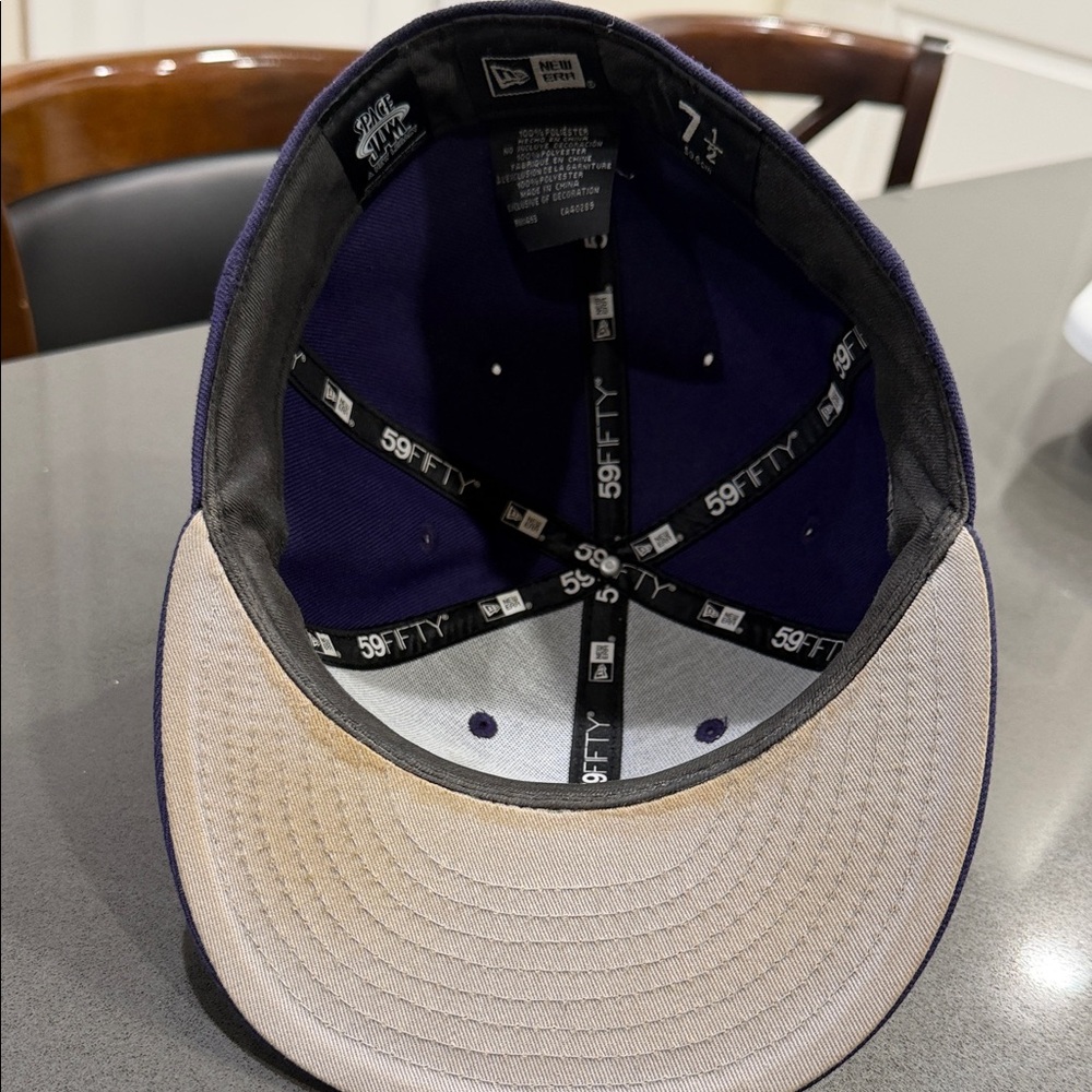 Purple 59FIFTY Cap with Embroidered Design-Goon Squad - Picture 4 of 4